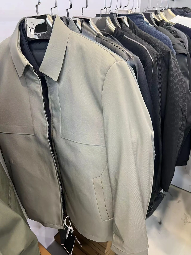 01-31品牌冬季男士加厚夹棉夹克外套百搭男款商务休闲秋冬