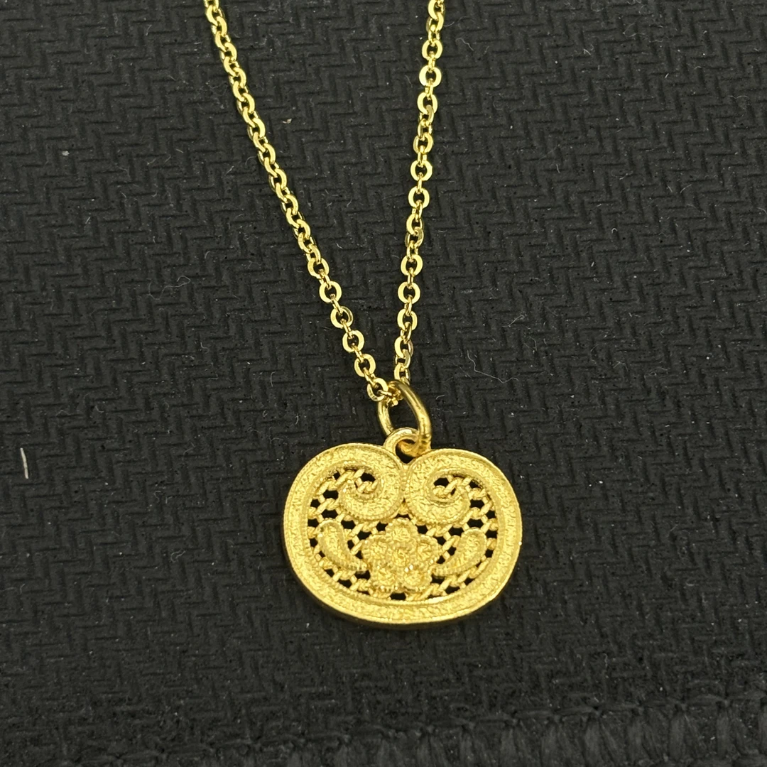 5G足金999有钱花套链时尚