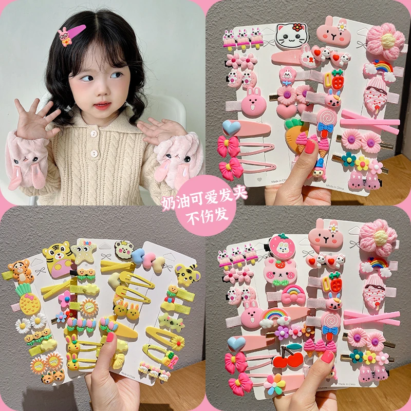 儿童发夹发卡头饰2023年小女孩可爱卡通夹子女童碎发卡子宝宝超萌