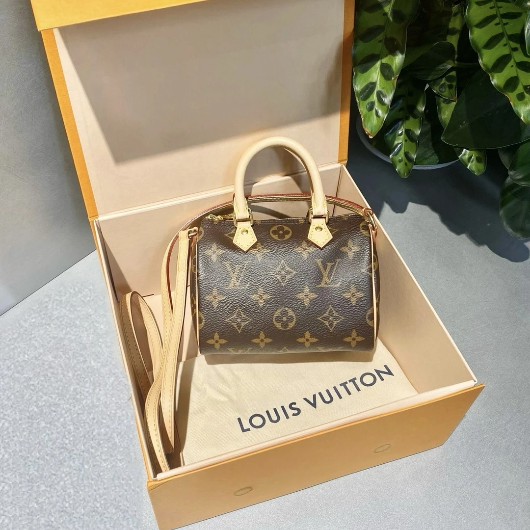 99新 LouisVuitton/路易威登 LV 老花sp nano 单肩斜挎包