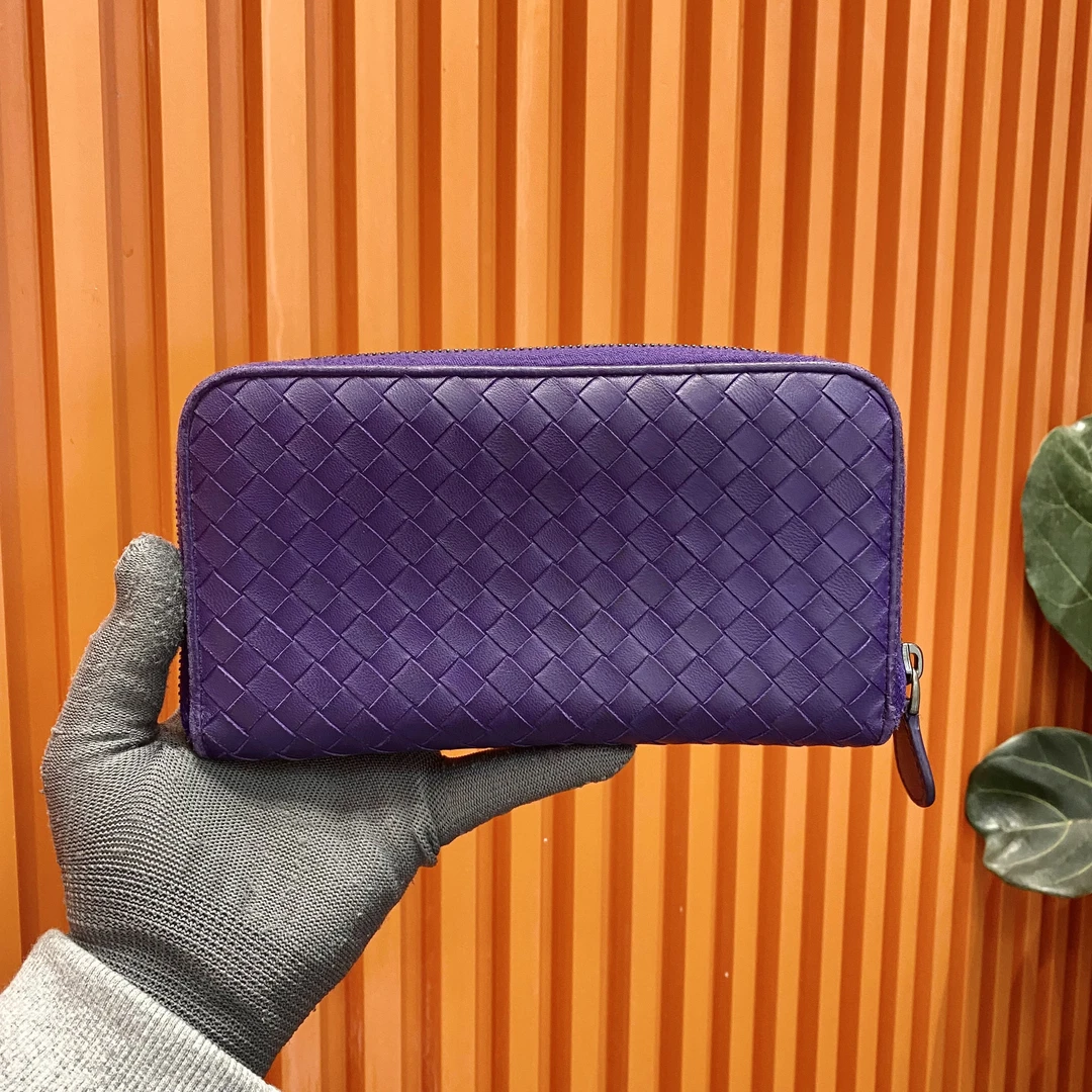 95新 BOTTEGA VENETA/葆蝶家 葆蝶家   编织长款零钱包 手拿包