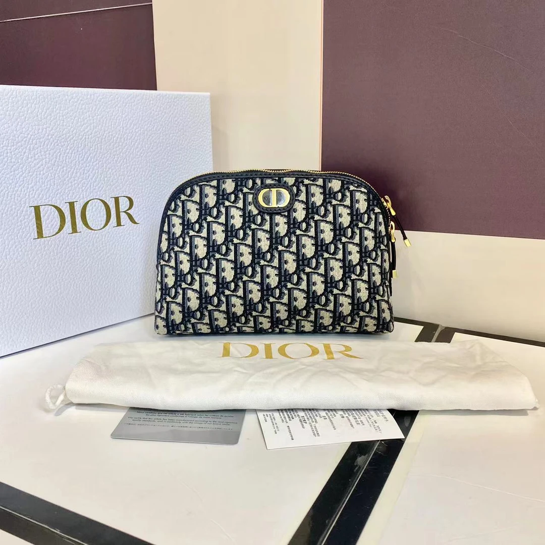 99新 Dior/迪奥 迪奥 洗漱贝壳包 手提包-1