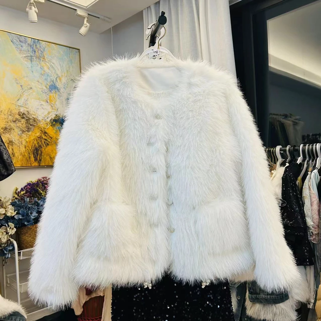 C款直播间  清小香风短毛款外套 时尚百搭外套