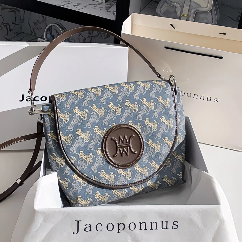 【雅各邦】百搭时尚2025新款女质感托特腋下包小众简约单肩斜挎包