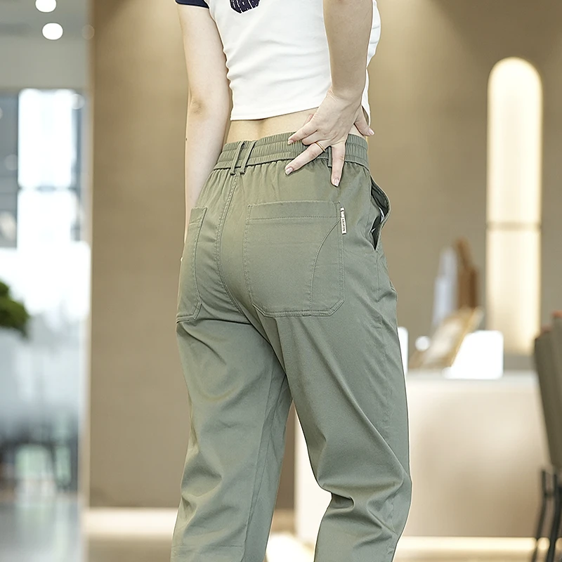 2025新款休闲裤男（高棉）潮牌潮流运动韩版百搭裤子纯色透气