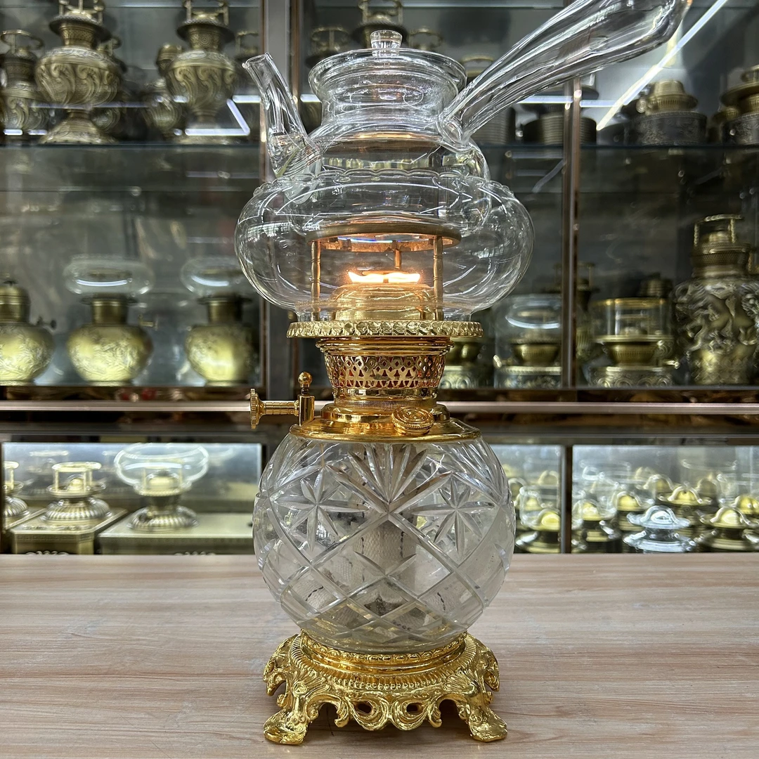 【直播间低价款】多款式黄铜空气灯明火烧煮高温沸水煮茶灯