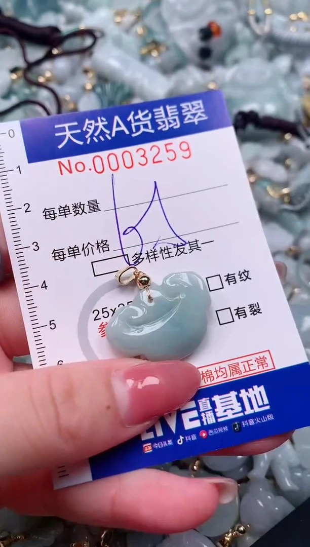 【闪购商品】翡翠颈饰未镶嵌00003259