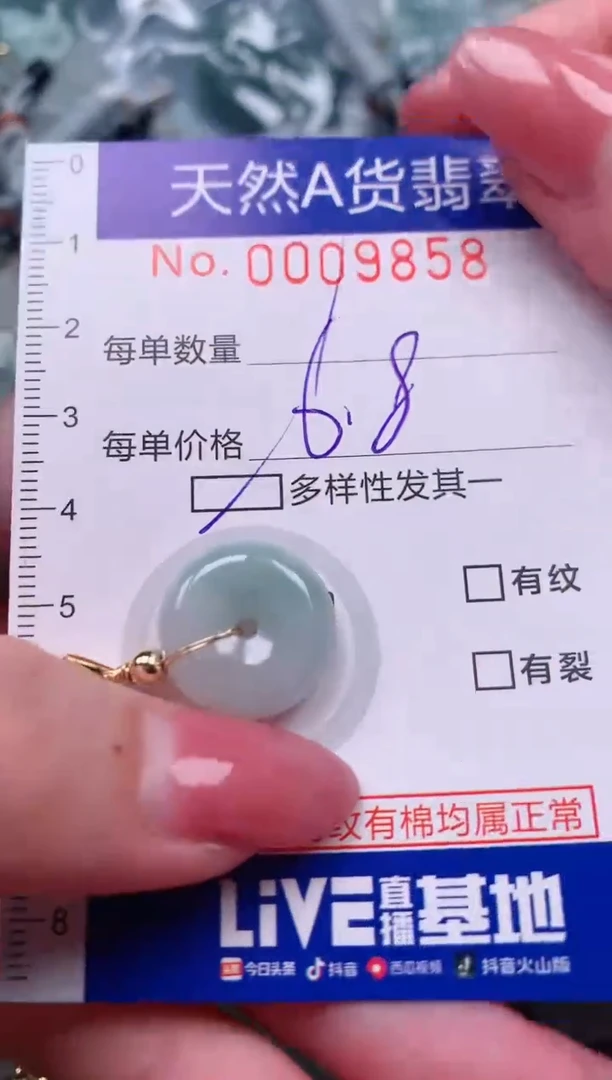 【闪购商品】翡翠颈饰未镶嵌00009858多样性发其一