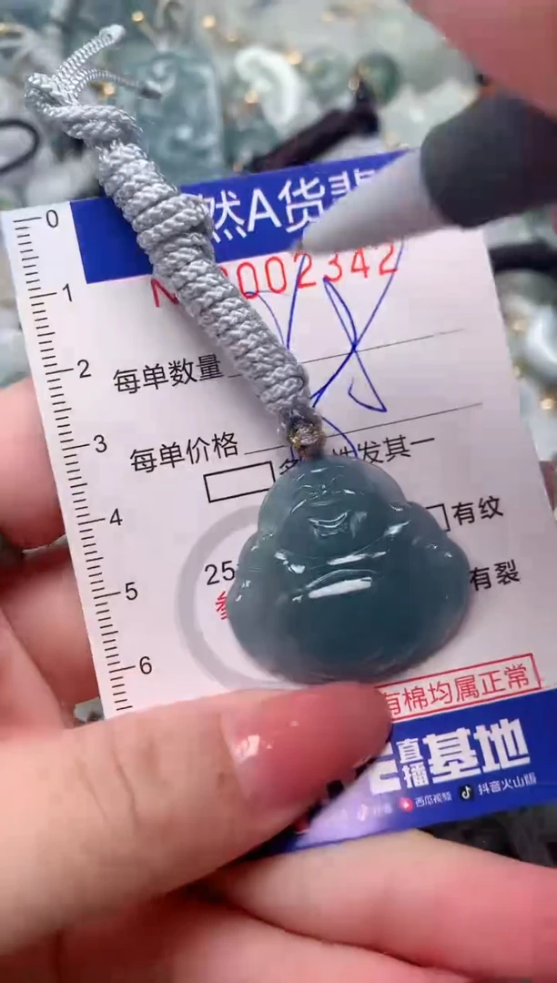 【闪购商品】翡翠颈饰未镶嵌00002342多样性发其一