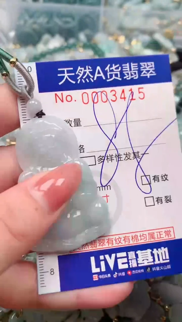 【闪购商品】翡翠颈饰未镶嵌00003415