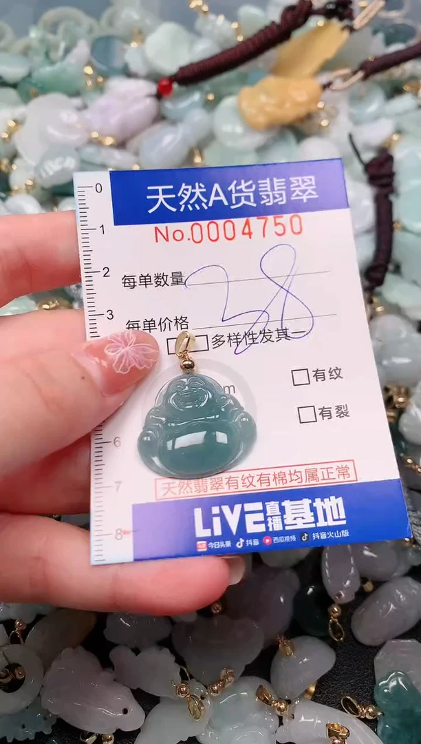 【闪购商品】翡翠颈饰未镶嵌00004750