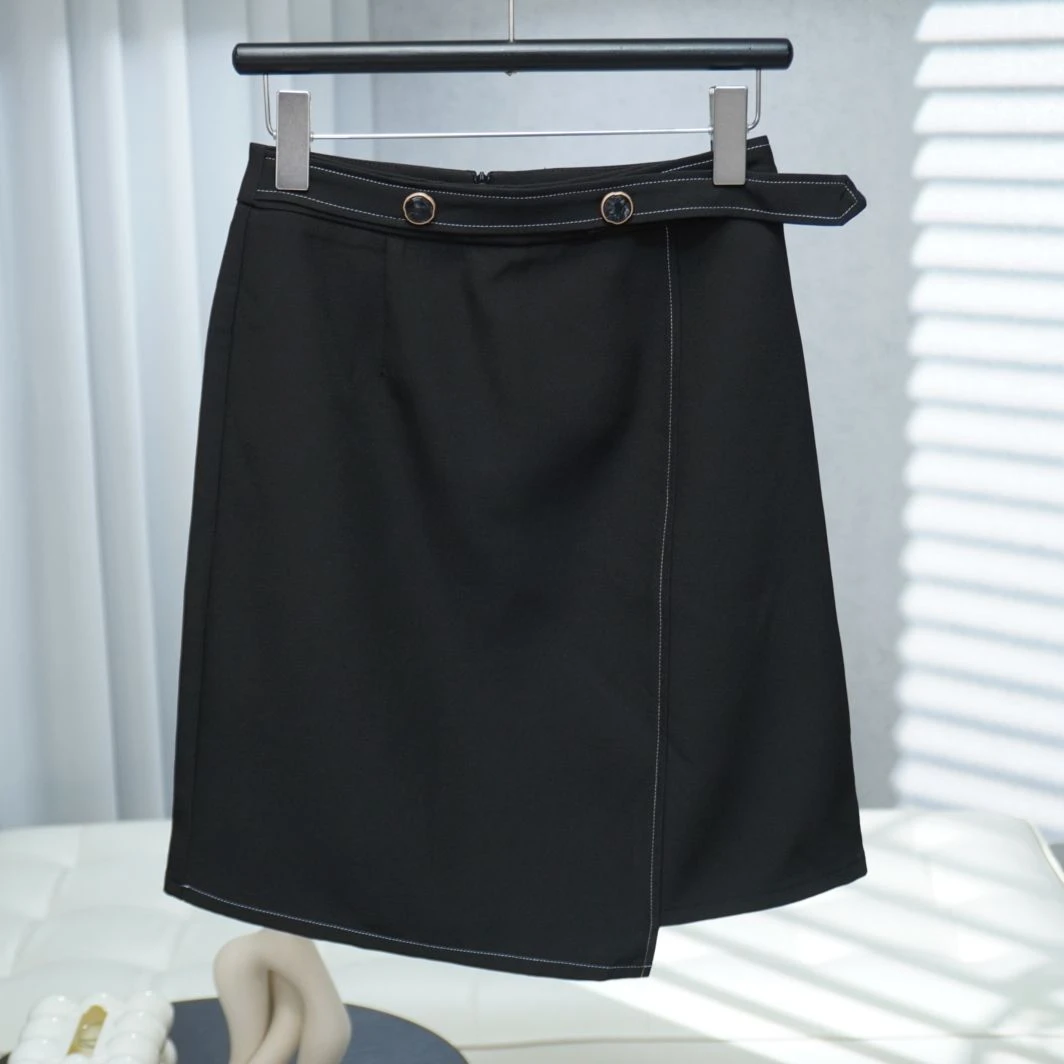 麦系列   Z693   女装时尚撤柜休闲半身裙黑色W223264587000