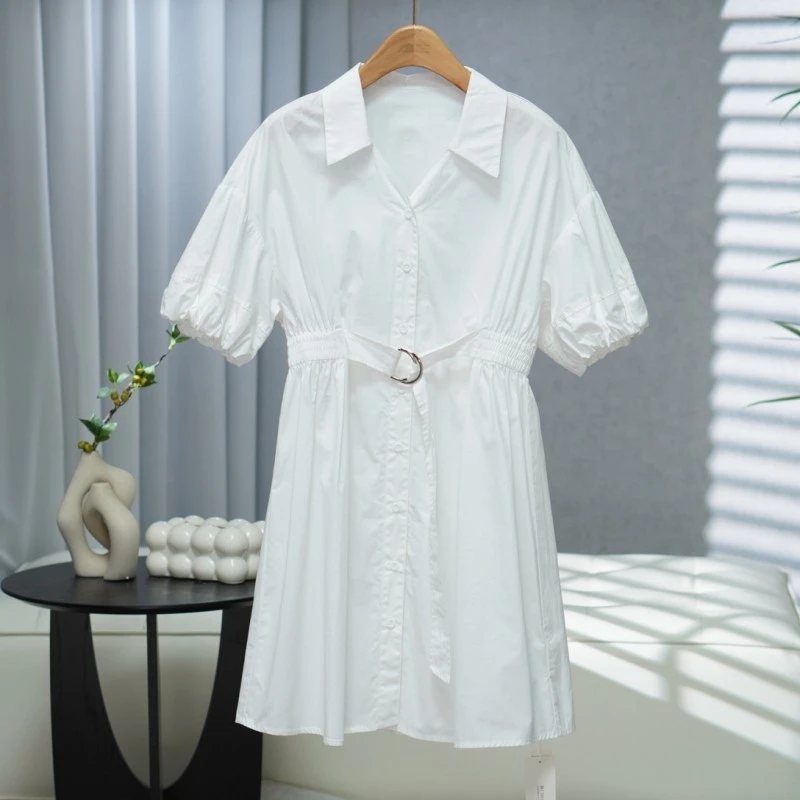 咏系列   E478   女装时尚撤柜连衣裙米白B315340