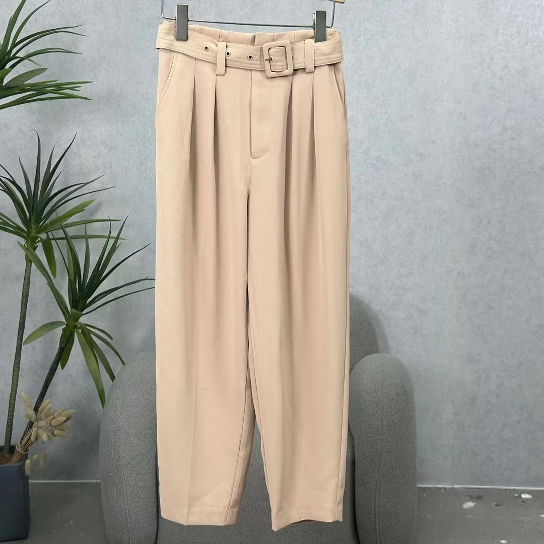 LI丽系列  Z1288   女装时尚撤柜休闲长裤浅驼51247051