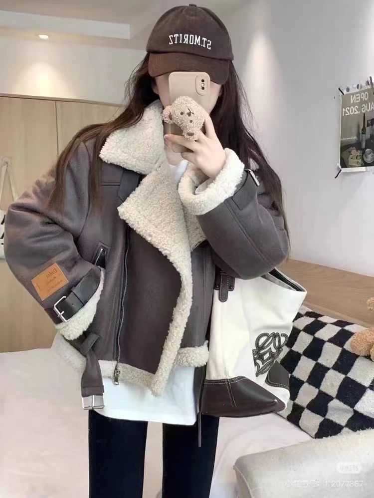 【一只喵】时尚女装精选气质小香风百搭简约机车服潮流派克服洋气