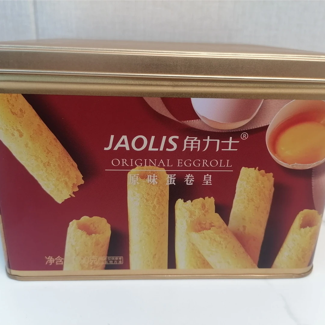 角力士原味蛋卷皇饼干零食年货300克