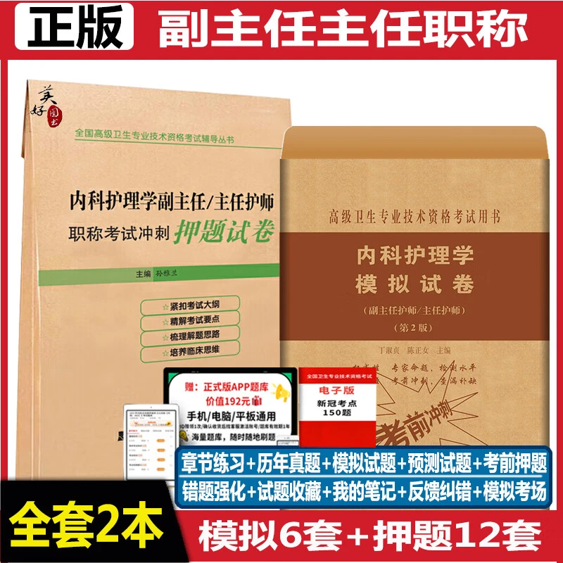 内科护理学 副主任护师 职称考试书 主任护士 正高副高冲刺押题卷