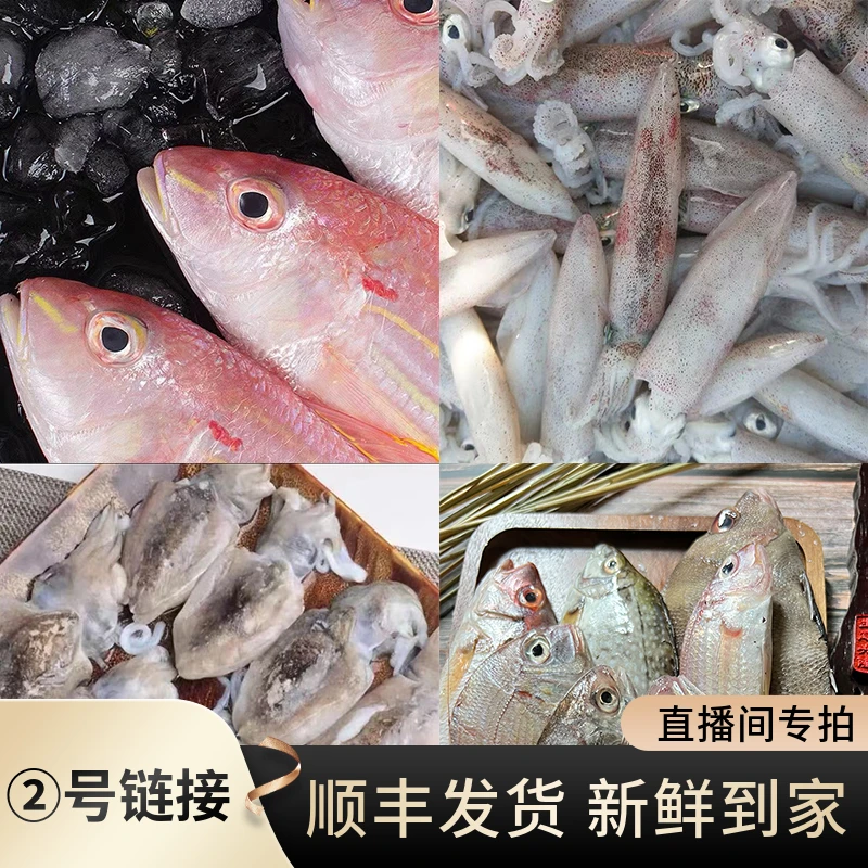 【黑鲷鱼】冻品不售后直播间海鲜螃蟹鱼虾顺丰发