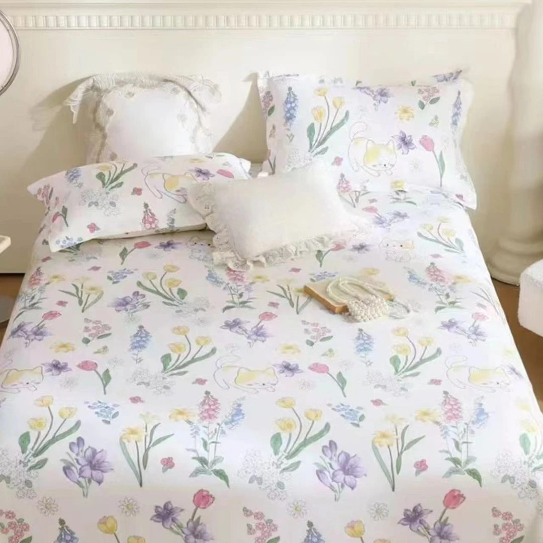 夏季清新薰衣草ins风床品套件［三件套］