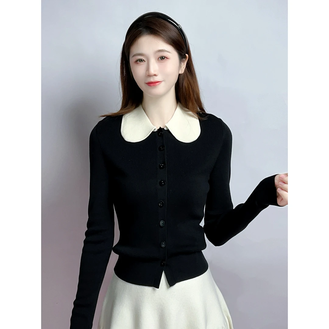 【优雅日常】AREP乔知之 2024秋冬款芭蕾针织修身开衫MYAVSY101916