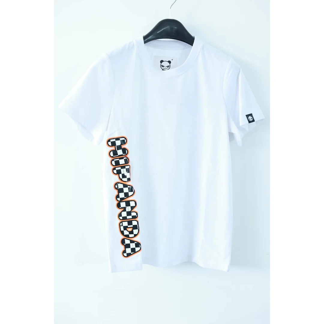 大童夏季潮流格子字母T恤 C634