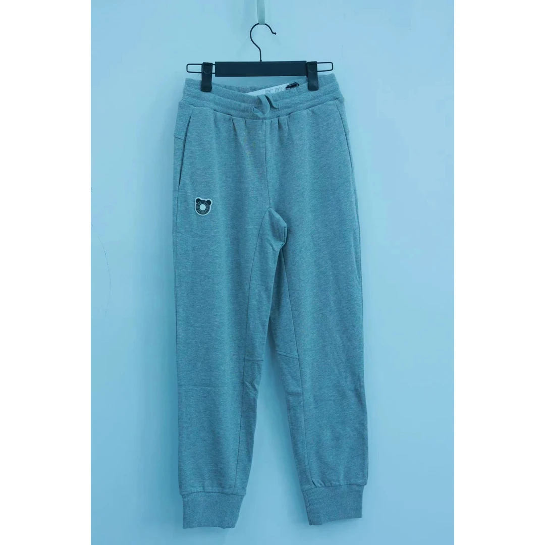 大童款针织运动小脚裤