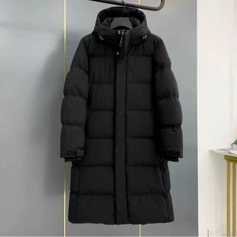 女士长款保暖加厚鹅绒服羽绒W160