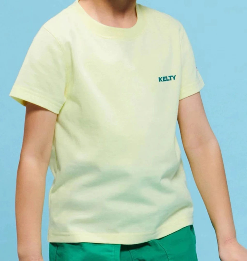 宽松版夏季时尚儿童短袖宽松休闲女童棉质圆领童装上衣亲子F12