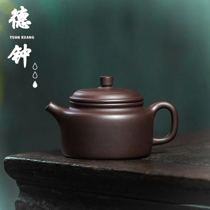 宜兴紫砂壶老紫泥德钟