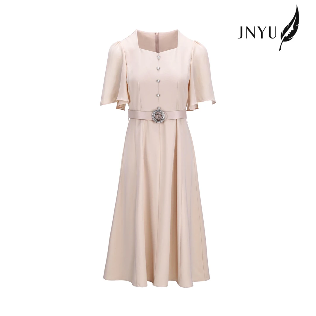 亿金羽【JNYU 似水柔情】夏季设计感收腰显瘦时尚连衣裙 S123366A