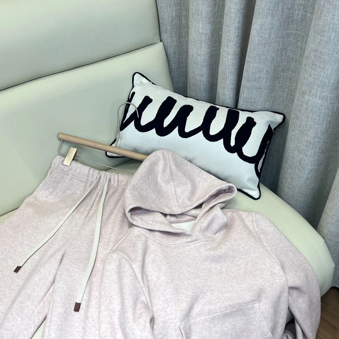 【茶里】小个子百搭时尚慵懒连帽休闲套装