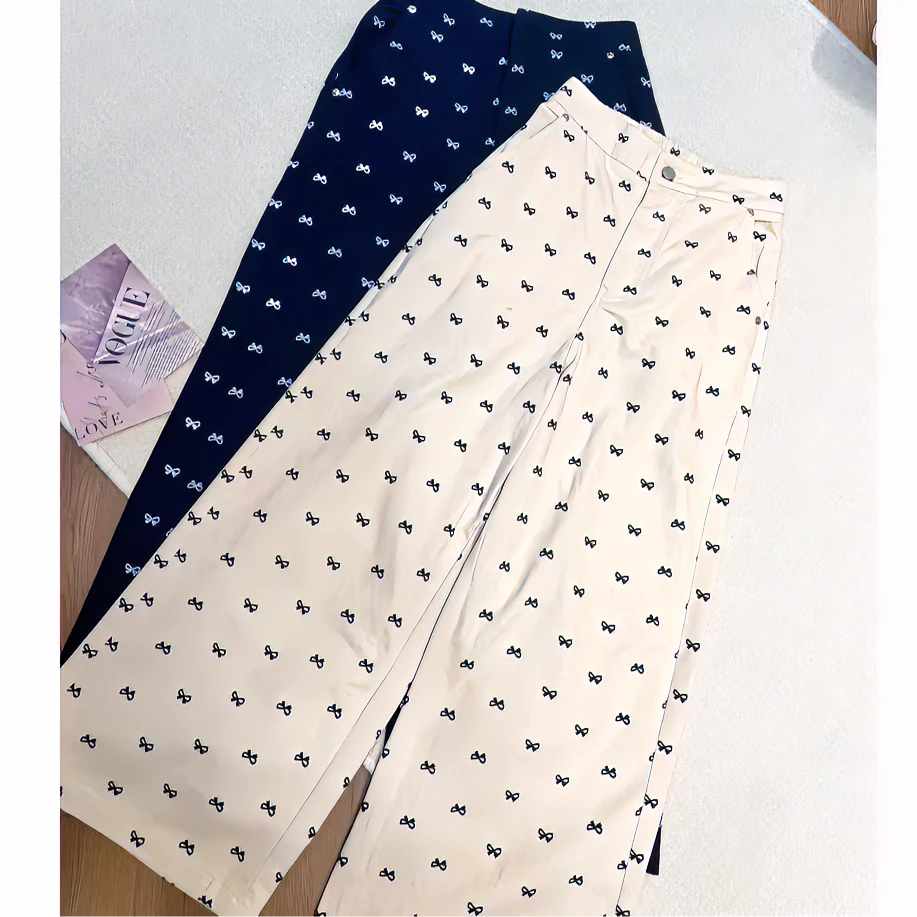 【洁宝】小个子休闲显瘦薄款精致百搭夏季瘦版阔腿裤  241215