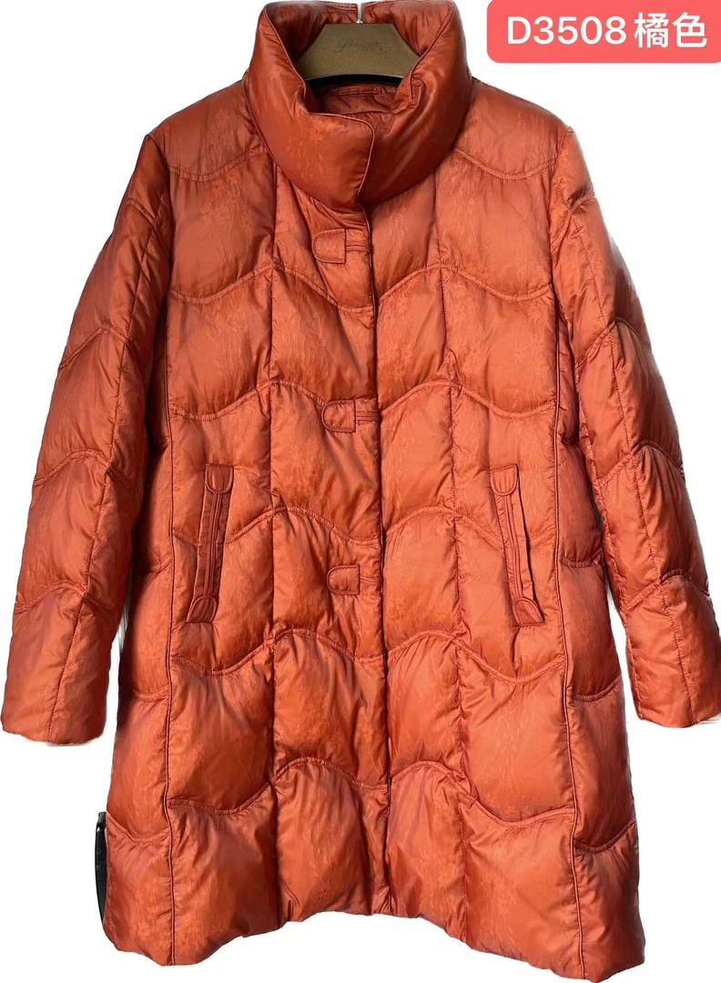 知羽香云 冬季新款新中式国风新国标鹅绒羽绒服ZYD3508