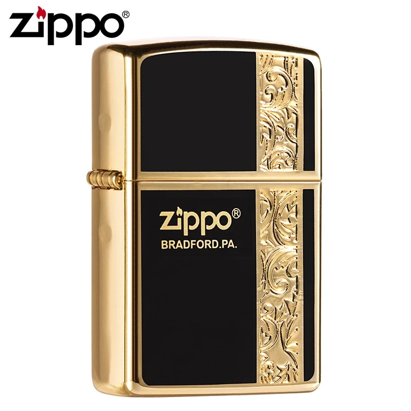 ZIPPO正品打火机/205-珐琅起源唐草标志-送礼 收藏 DY9902QT