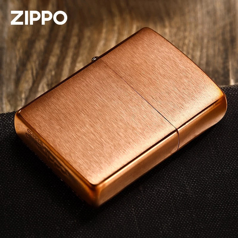 ZIPPO打火机/美版-48017-纯紫铜光板-22纪念-香槟晚霞TC9901QT