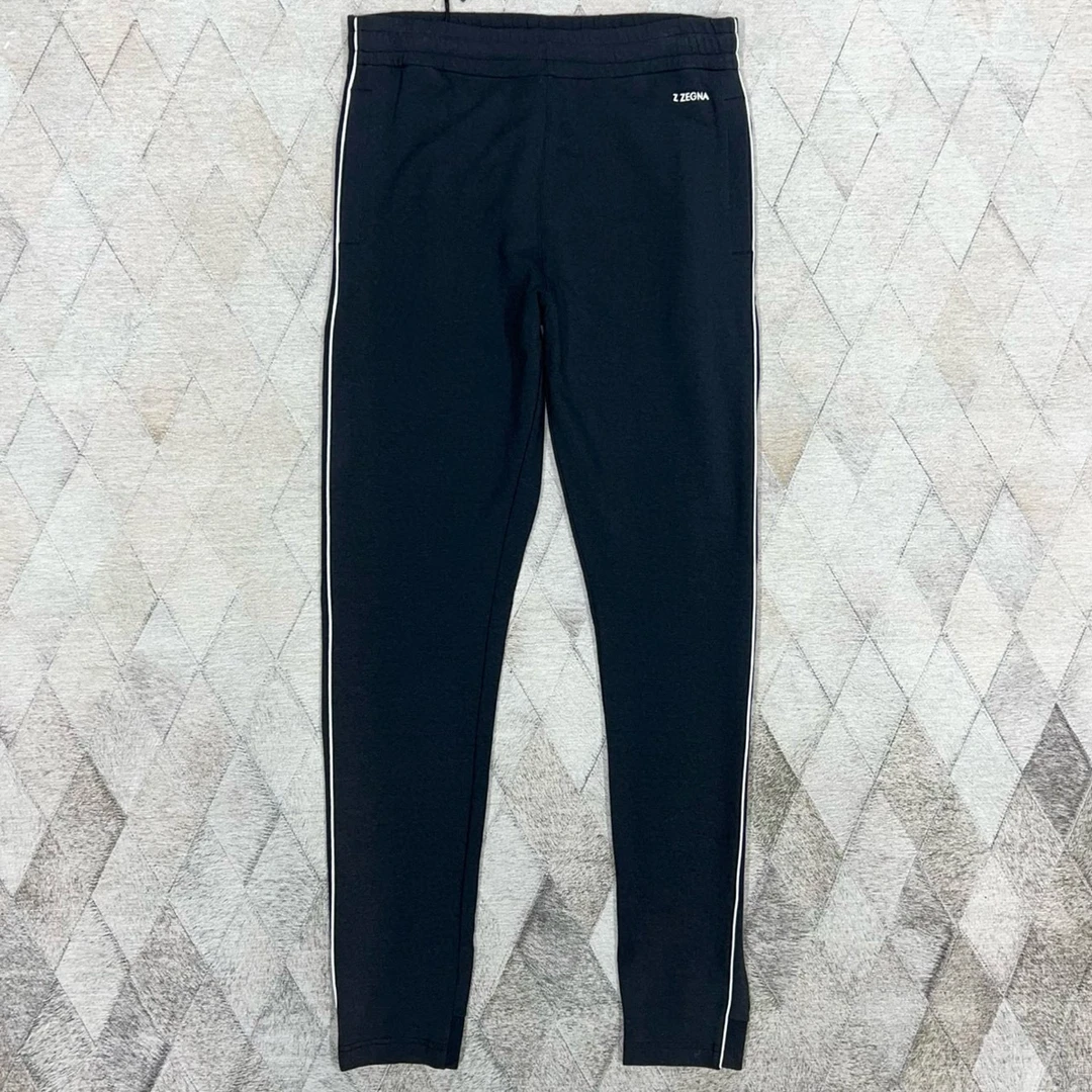 未使用 ZEGNA 杰尼亚 130904 经典小logo慢跑裤