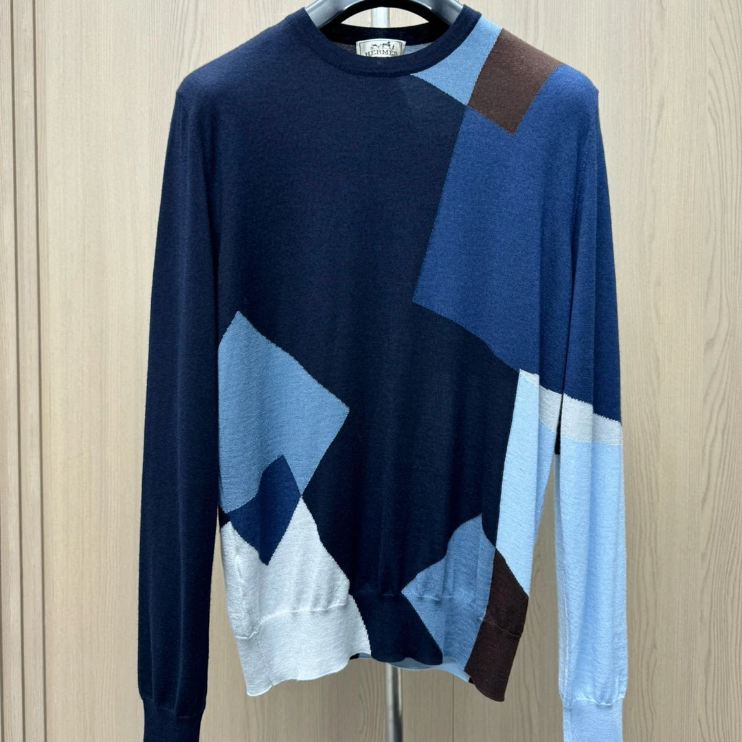 全新未使用 Hermes/爱马仕 130474 山羊绒针织衫