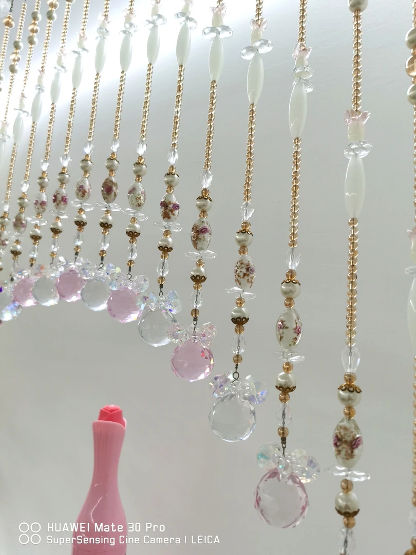 卧室玄关走廊阳台珍珠款水晶珠帘