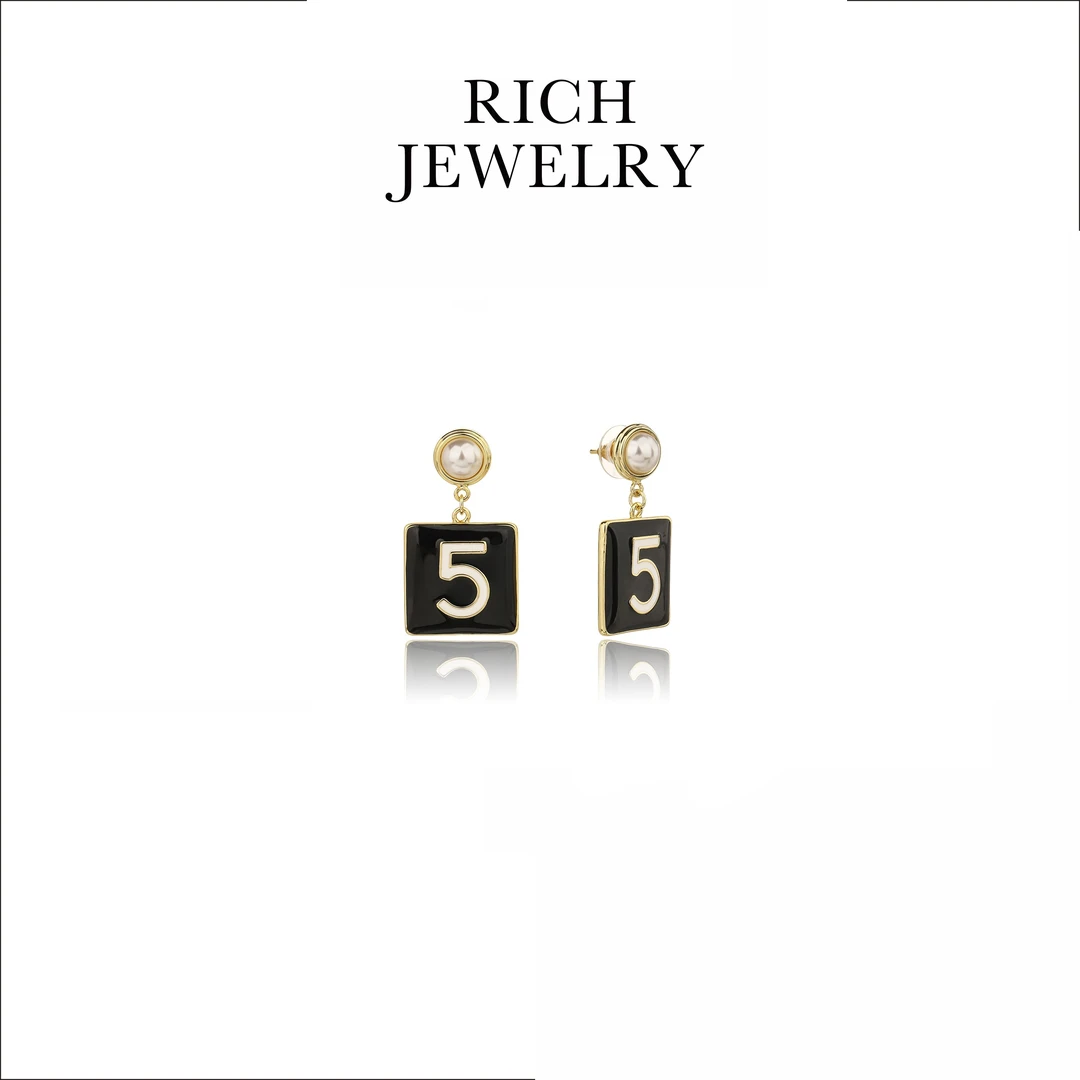 铜合金耳饰 RICH JEWELRY 欧美新款黄铜耳环耳钉 27717