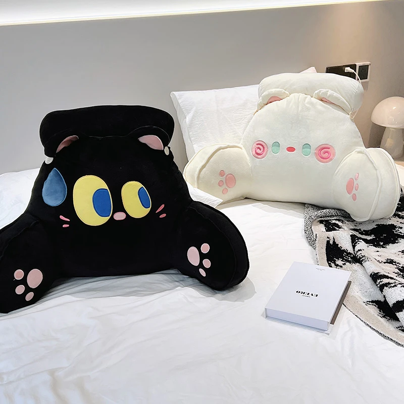 新款床头靠垫软包大靠背床上靠着玩手机宿舍女生睡觉枕头护腰靠枕