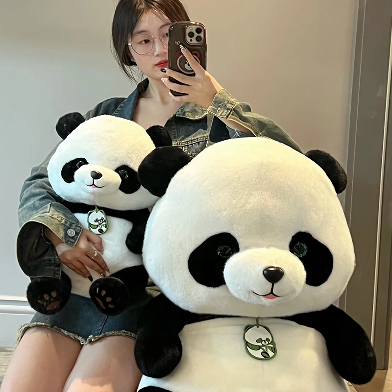 大熊猫玩偶萌兰毛绒玩具花花公仔周边女孩布娃娃抱着睡觉女生抱枕
