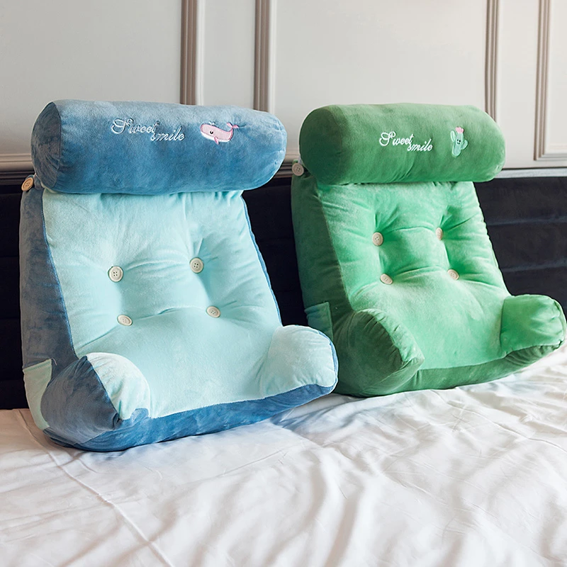 床头软包靠垫大靠背床上枕头护腰靠枕榻榻米三角枕靠垫抱枕可拆洗