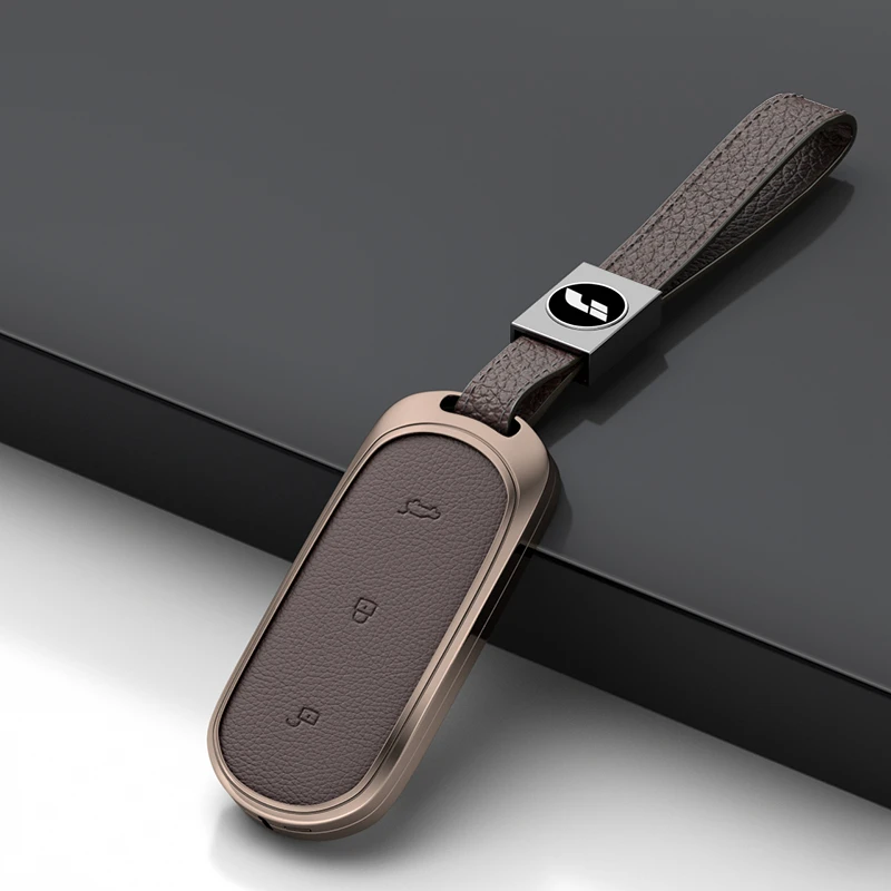 于理想L8钥匙套L9L7扣理想one壳男士锌合金汽车用品专用钥匙包