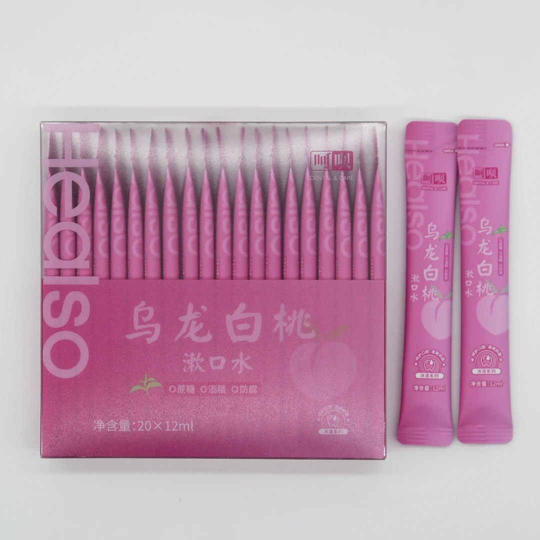 华素呵呗呵呗乌龙白桃漱口水