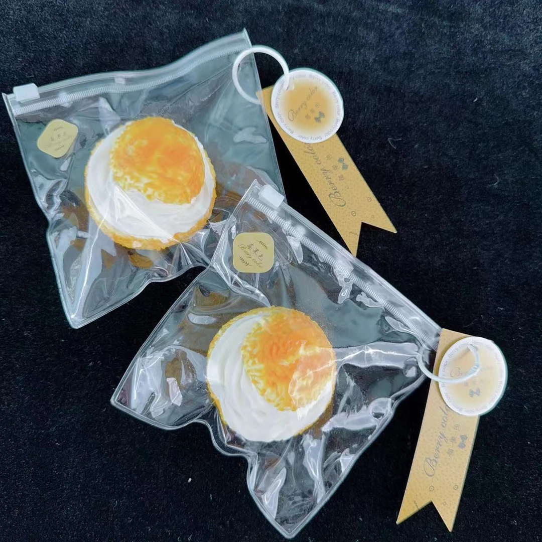 0274泡芙食物色捏捏食品级硅胶手工制作默认微瑕