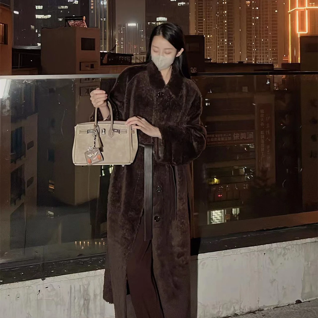 HERDERS （欢欢自留）轻奢高订极简风大牌  '拉贡' 皮草外套 247512