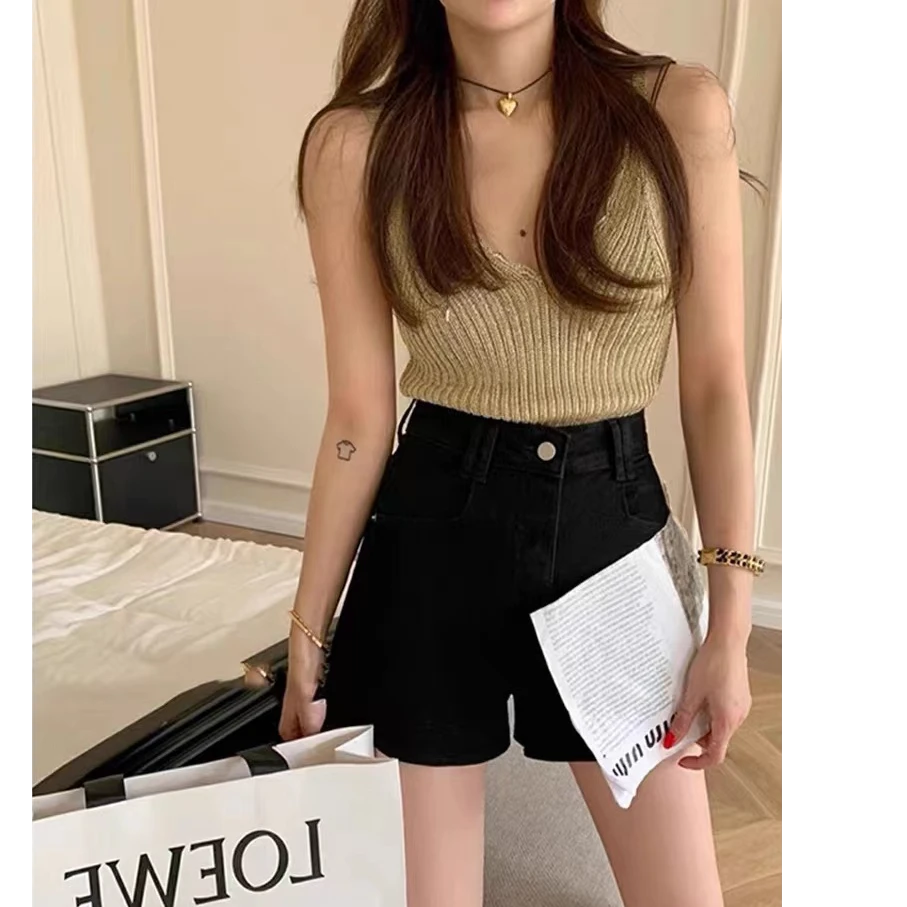 杨茹家2206牛仔短裤
