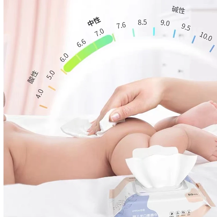 新疆包邮萌奇丽婴幼儿手口湿巾