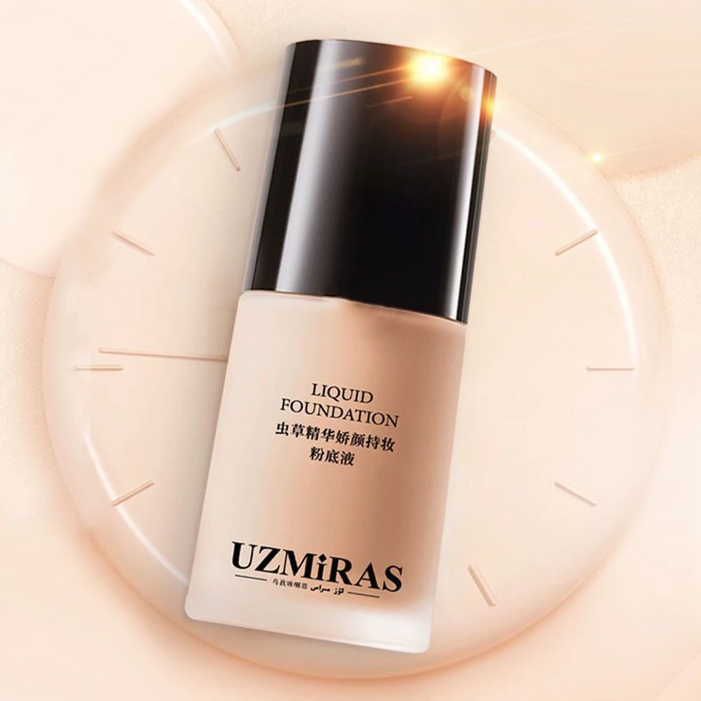 12水润持妆粉底液控油遮瑕防汗防水轻薄透气