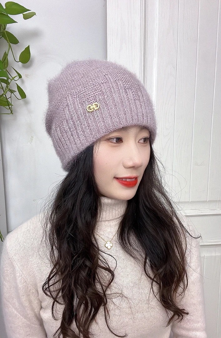 冬季新款时尚百搭双层加厚风雪骑车保暖帽休闲风秋冬天冷帽老人帽